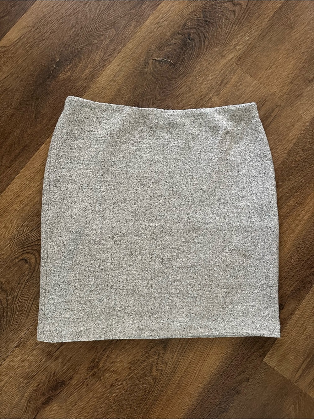 Ann Taylor Cream Gold Gray Texture Pencil Skirt w Zipper and Lining Size 12